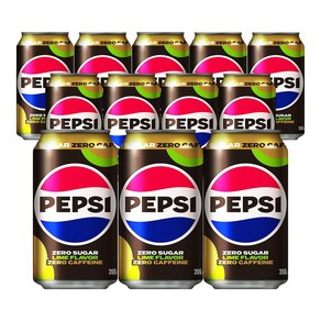 펩시 라임 제로카페인 제로슈거 355ml 12개입 탄산 캔음료
