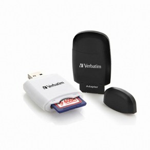 [버바팀] 카드리더기 USB 3.0 미니 카드리더기 [블랙], 블랙, 1개