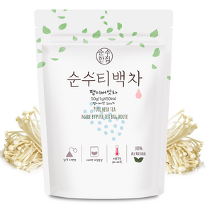 순수한집 팽이버섯차, 1g, 50개입, 2개