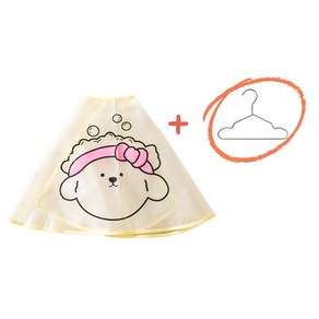 강아지 세안보 커트보 세수 강아지세안보 눈물자국 목욕 페토르 페이스 세수보 타올 반려견, 노랑, 1개