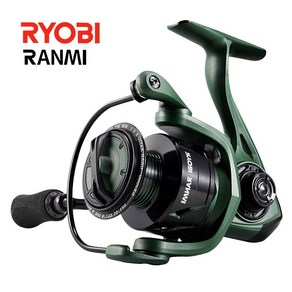 RYOBI RANMI 스피닝 낚시 릴 담수 및 해수 낚시 릴 더 빠른 라인 검색 편조 준비 스풀, 2000