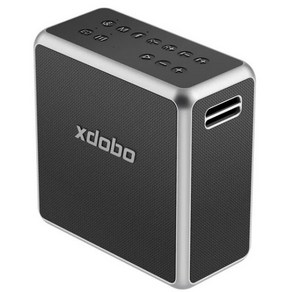 Xdobo KING MAX 140W 고출력 야외 휴대용 블루투스 스피커 홈 시어터 서브우퍼 시끄러운 노래방 마이크 포함, [01] Standad vesion, 01 Standad NO mic