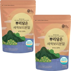 제주 새싹보리 분말 국산 잎 뿌리 보리새싹 가루 대용량 500g, 2개, 새싹보리뿌리 500g