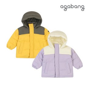 아가방 NC엑스코점 40% 강추! 데일리로 편하게 입기 좋은! 가볍고 따뜻한! 투톤배색디자인이 포인트인 콜드베이직웰론점퍼! 유아 패딩점퍼