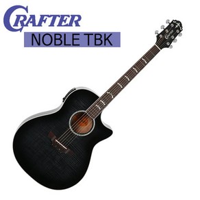 CRAFTER 크래프터 NOBLE TBK 통기타 어쿠스틱기타, 블랙, 1개