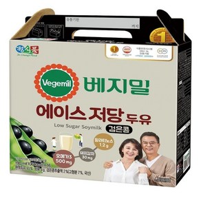 베지밀 무설탕 두유 저당 당뇨식 당뇨 환자 간식 190ml