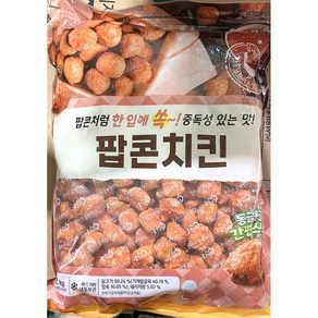 굿프랜즈 치킨 팝콘 2k업소용 식자재 식재료 대용량 식당용 단체 급식용, 1개, 2kg