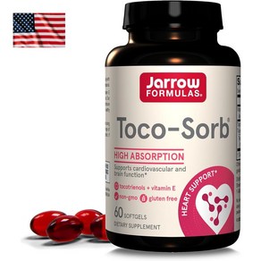 Jaow Fomulas Toco Sob Vitamin E 60캡슐 재로우 포뮬러스 토코페놀, 1개, 60정