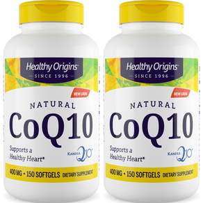 헬시오리진스 내추럴 CoQ10 400mg 소프트젤, 150정, 2개