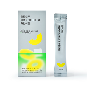 [글루어트] 애플사이다비니거 파인애플 애사비 스틱, 1개, 240ml