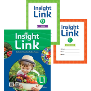 인사이트 링크 1 Insight Link 1 Student Book+Workbook+QR Code+Tests+Word Book 세트 (Class Pack) NE능률 (전3권)