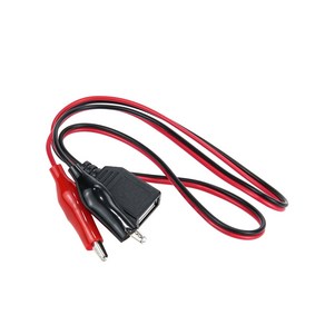 Coms BD942 악어 클립 변환 케이블 USB 60cm 리드선, 1개