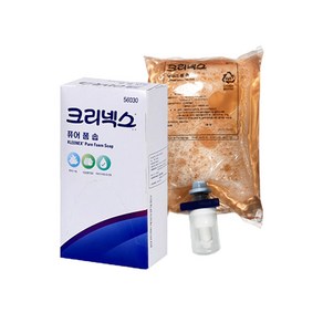 크리넥스 퓨어폼솝 거품비누 프로럴향 56030 1000ml 1개 손세정제 핸드워시, 1L