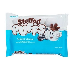 Stuffed Puffs 스터프펍스 쿠키앤크림 마시멜로우 244g 3팩, 1개