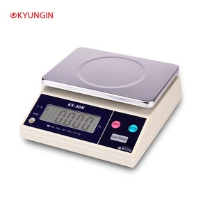 경인 양면표시 영업용 전자저울 KS, KS-30K 30kg (10g) 표시단위 kg