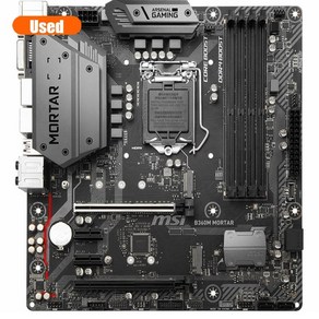 MSI B360M MORTAR 마더보드 마이크로 ATX LGA 1151 DDR4 64GB PCI-E 3.0 M.2 SATA 데스크탑 메인보드, 1개