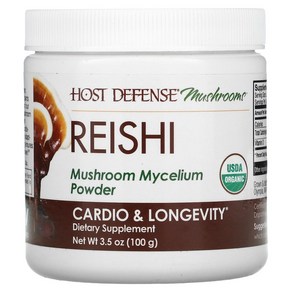 Reishi Mushoom Mycelium Powde Cadio Longevity 100g, 1개