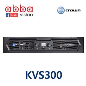 CROWN KVS300 파워앰프 4 Ohms 채널당 450W