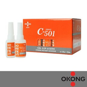 오공 다용도 순간접착제 C-501 20g, 1개