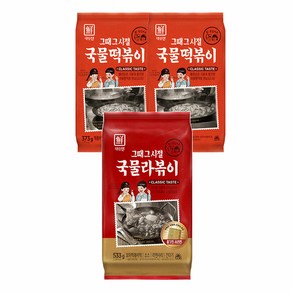 [KT알파쇼핑][대림냉장] 대림선 국물떡볶이373g x2개 +국물라볶이533g, 1개