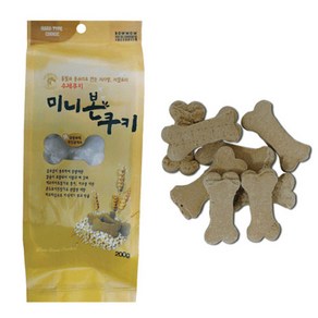 바우와우 강아지 간식 미니본 쿠키 200g, 우유, 1개