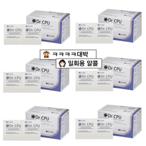 D. CPU 알콜스왑 알콜솜 100매 일회용, 100매입, 5개