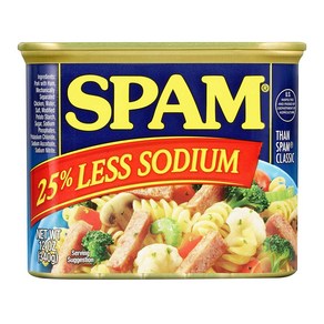 Spam 25% 레스 소듐, 340g, 1개