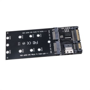 SATA M.2 어댑터 M2 NVME SSD to SFF-8654 CONVERTER 22PIN SATA에서 PC 데스크탑 메인 보드를위한 M2 확장 카드, 한개옵션1, 한개옵션0