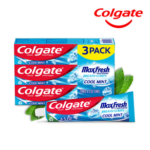 [Colgate] 콜게이트 맥스 프레쉬 치약 Colgate 미국 불소 치약 178g 3개입 Colgate Max Fesh Toothpaste, 1세트
