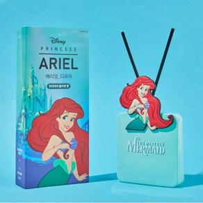 디즈니 캐릭터 논슬립 패드 디퓨저 애니얼 100ml + 스틱 6p, 언더더씨 플라워