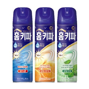 홈키파 수성 엘비이+허브향+오렌지향에어졸500ml/모기, 1개, 500ml