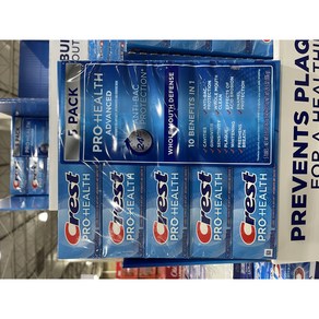 [당일발송]Cest Po Health Advanced Whitening Intensive Clean Toothpaste 미국 크레스트 프로 헬스 어드밴스 치약 164g 5팩