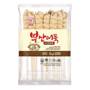 사조 대림선 사각 꼬치 어묵, 600g, 3개