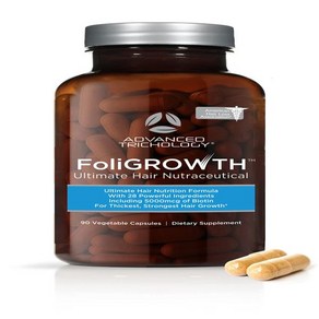 FoliGROWTH™ Hair Growth Suppleent for Thicker Fuller | Approvedx by the Aerican Loss Association Re