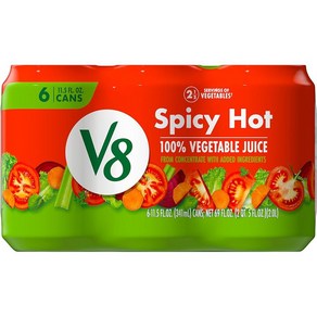 V 오리지널 % 야채 주스, 69 Fl Oz (Pack of 1)_Spicy Hot, Spicy Hot, 341ml