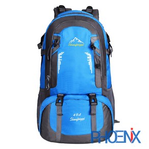 Phonenix 등산 배낭 여행 백팩 60L, Blue