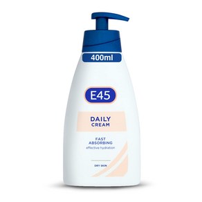 영국 E45 건조한 피부를 위한 데일리 보습 크림 400ml, 1개