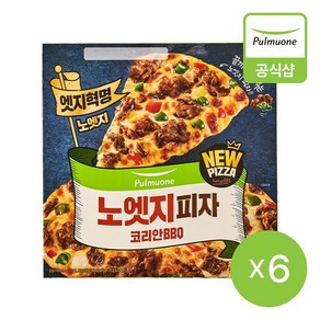 풀무원 [풀무원] 노엣지피자 코리안BBQ 322g 6개