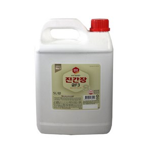 샘표 진간장금F3(5L) 샘표 진간장 금F3 말통간장 식자재, 1개, 5L