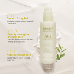 Bemod Seies 10 In 1 Hai Seum 브레모드 프리미엄 시리즈 10 in 1 헤어 세럼, 1개, 210ml