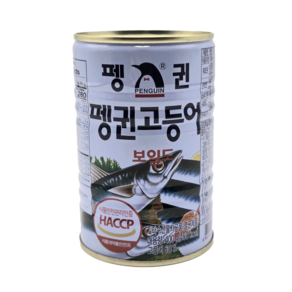 펭귄 고등어 통조림, 400g, 11개