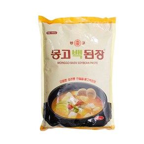 몽고백된장 4kg Soybean Paste, 1개