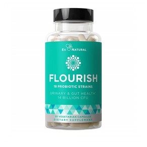 Eu Natual Flouish 18 Pobiotic Stains 유 내추럴 플러리쉬 프로바이오틱 스트레인스 30베지캡슐, 1개, 30정