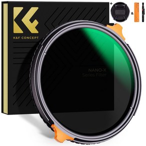 K&F 82mm NANO-X PRO 가변 CPL+ND4-64 2-in-1 필터 캡포함 8K AGC Glass ND4-ND64+CPL Fader Filter + Cap +Pen