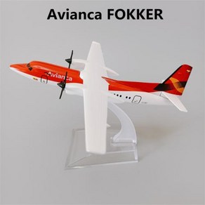 비행기모형 다이캐스트 대한항공 아시아나 티웨이항공 B737 보잉737 에어웨이 16cm, Avianca Fokke Red, 1개