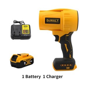 DEWALT 브러시리스 전기 송풍기 순수 구리 기계 20V 배터리 휴대용 가정 청소 산업용 먼지 제거 전동 공구, 1 Battey 1 Chage, 미국, 1개