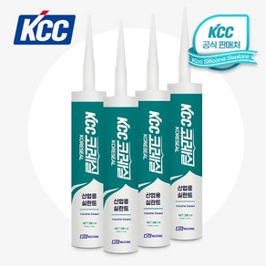 KCC 프리미엄 실리콘 SL6533 (다목적용)-백색 접착 방수 탄성 내후성 건축 복합판넬 마감 특장차 캠핑카 환기구 스카이창 실란트 누수방지, 1개