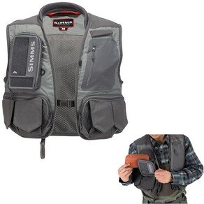 Simms 심스 Feestone Vest fo Fishing Multi-Pocket Clothing/프리스톤 베스트 낚시 조끼/고품질, 혼합색상