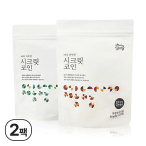 빅마마 시크릿코인 (편안한맛1팩+개운한맛1팩)+멘토스증정 더진한 간편한 육수명장 육수한알 자연 천연조미료 고체육수 코인육수 백년 캠핑육수(총40알), 1개, 80g