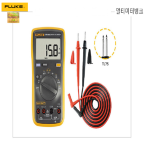 플루크정품 FLUKE 15B Max-01 디지털 멀티테스터기, 1개